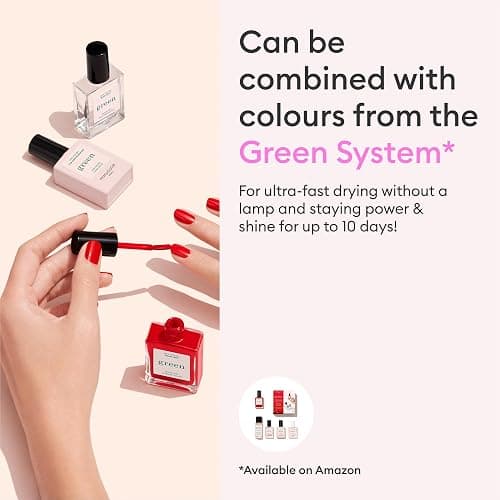 Manucurist S.O.S. Base Coat Nail Strengthener Gel Base Coat | Repairing nail treatment with vitamins C & B5 for very damaged nails. Vegan, up to 78% plant-based, Made in France, 15 ml thumbnail 6