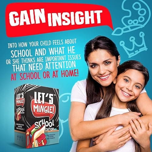 FUN TRIBE CREW Let's Mingle Conversation Starters School Edition | Classroom Learning | Distance Learning Game | Games for Kids Ages 6+ | Great as Autism Learning Materials | Speech Therapy Materials thumbnail 5