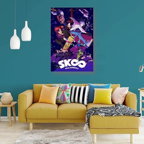 YAOWEI SK8 The Infinity Anime Posters Canvas Poster Wall Art Picture Prints Hanging Photo Gift Idea Decor Home Posters Artworks 16x24inch(40x60cm) thumbnail 3