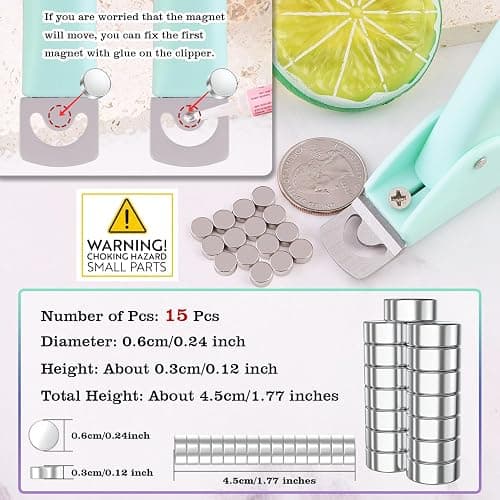 Green Adjustable Nail Clippers with Magnets Sizers for Acrylic Nails, Artificial Fake Nail False Nail Tip Cutter Trimmer Manicure Pedicure Sharp Blade Clip Tool For Salon Home Art Beauty thumbnail 2