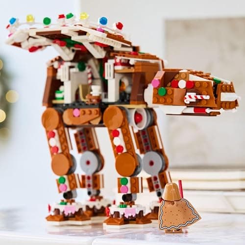 LEGO Star Wars Gingerbread at-at Walker, Christmas Craft Building Set for Kids, Festive Activity, Playful, Brick-Built Decoration, Idea for Boys, Girls and Any Fans 40806 thumbnail 2