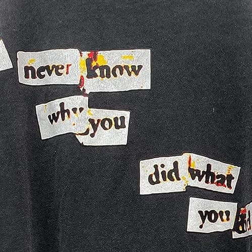 Aelfric Eden Mens Oversized T Shirts Tees Distorted Portrait Print Crew Neck Cotton Tops Streetwear Casual Shirt thumbnail 7