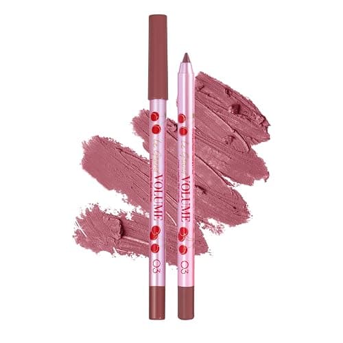 Vivienne Sabó Gel Lipliner Le Grand Volume – Long-Lasting Smudge-Proof Lip Liner & All-Over Lip Color, Creamy Precision Formula, Hydrating & Comfortable Wear, 03 Cool Nude - Image 1