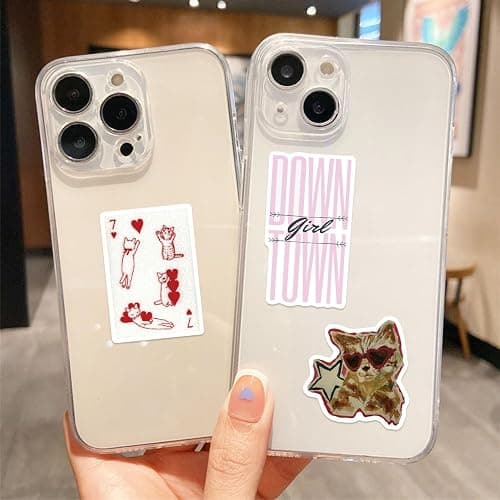 Lot de 100 autocollants Y2K Grunge Aesthetic Downtown Girls, autocollants tendance des années 2000 pour bouteilles d'eau, ordinateur portable, skateboard, imperméables en vinyle thumbnail 6