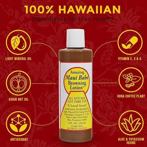 Maui Babe Browning Lotion, 8-Fluid Ounce thumbnail 4