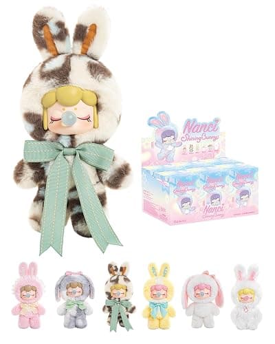 Rolife Nanci Bunny Stuffed Animal Plush Doll,8-11 Inches Cute Anime Blind Box Figures,Mystery Box Popular Soft Collectible Toy for Toddlers Baby Girls Women,Creative Christmas Birthday Gifts - Image 1