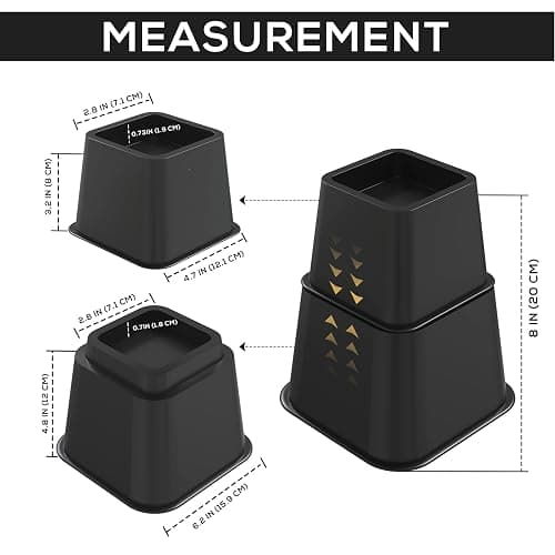 Bed risers thumbnail 2