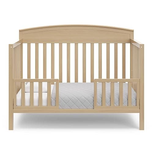 Graco Benton 5-in-1 Convertible Crib (Driftwood) – GREENGUARD Gold Certified, Converts from Baby Crib to Toddler Bed, Daybed and Full-Size Bed, Fits Standard Full-Size Crib Mattress thumbnail 12