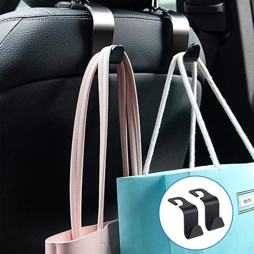 Tulsondai Car Trash can, mini Trunk Push Hanging Portable car Trash can with 2 Automatic Hooks and Disposable Trash Bags, Suitable for car, Home, Office thumbnail 5