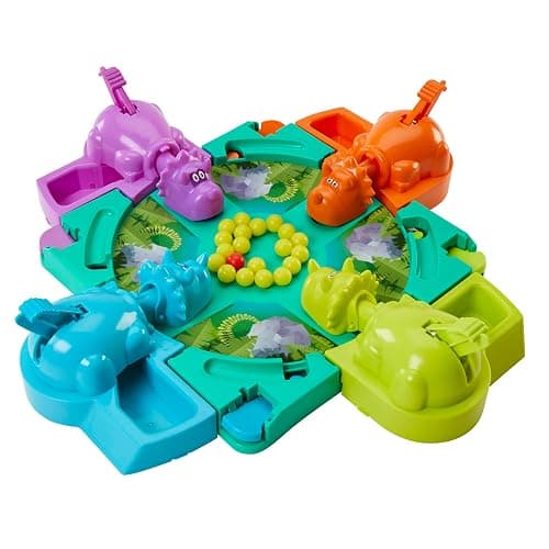 Hasbro Gaming Hungry Hungry Hippos Dino Edition Board Game, Pre-School Game for Ages 4 and Up; for 2 to 4 Players (Amazon Exclusive) thumbnail 9