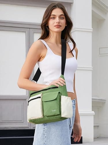 CLUCI Travel Purses for Women, Waterproof Nylon Crossbody Bags for Woman Trendy, Anti Theft Shoulder Handbags for Ladies thumbnail 2