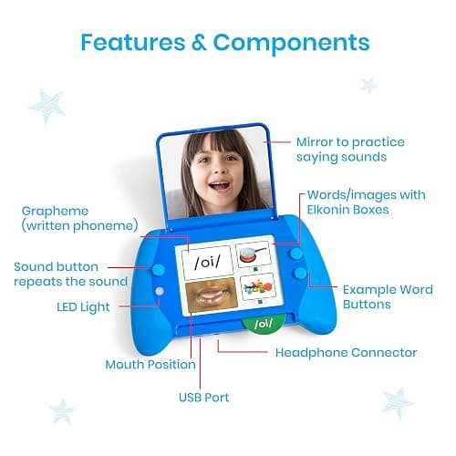 hand2mind Talking Mirror My Sounds Phoneme Set, Phonemic Awareness, Speech Therapy Materials, Phonics Manipulatives, Toddler Talking Flash Cards, Letter Sounds, Preschool Learning Activities thumbnail 4