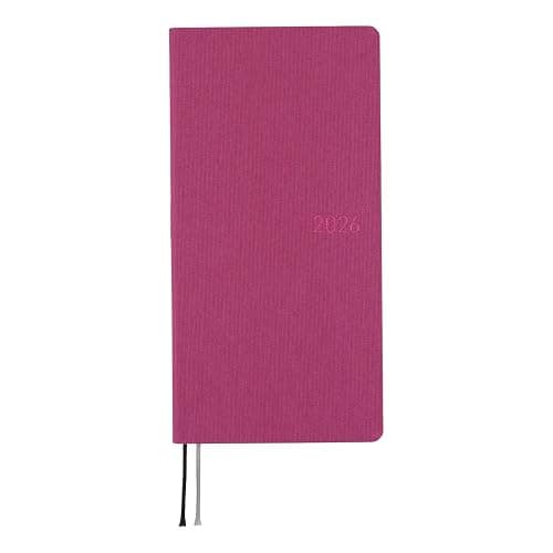 Hobonichi Techo 2026 Weeks – Colors: Peony Purple (English, Tall & Slim, January Start) - Image 1