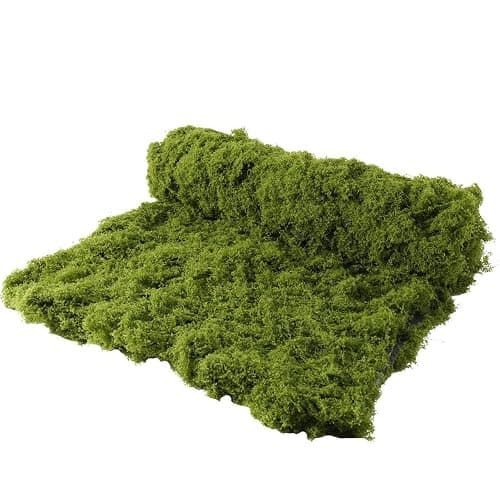 USMOLA Fake Moss Mat, Artificial Moss Table Runner for Wedding Decor Table Centerpieces Fairy Garden Crafts Indoor Green Faux Grass Wall Decor (Green: 39 x 39Inch / 100 x 100cm) - Image 1