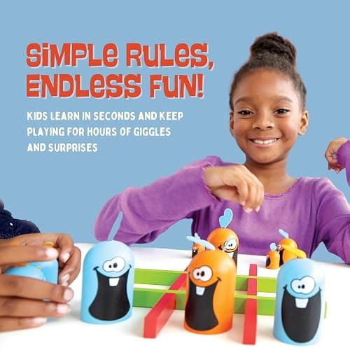 Blue Orange - Gobblet Gobblers (Wood) The Original Game!, Tic Tac Toe Strategy Board Game, Award Winning Kids and Family Friendly Educational Board Game, 2 Players, Ages 5+ thumbnail 6