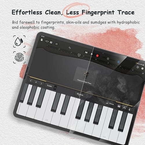 bersem 2 Pack Paperfeel Screen Protector Compatible with iPad Pro 12.9 Inch (2022 & 2021 & 2020 & 2018), iPad Pro 12.9 6th / 5th / 4th / 3rd Generation Matte PET Film for Drawing, Anti-Glare thumbnail 6