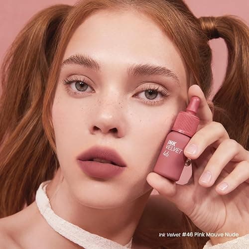Peripera Ink the Velvet Lip Tint - High Pigment Color, Longwear, Weightless, Not Animal Tested, Gluten-Free, Paraben-Free (046 PINK MAUVE NUDE) thumbnail 2