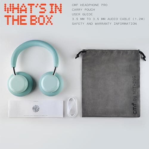 CMF by Nothing Headphone Pro Active Noise Canceling Wireless Headphones Bluetooth 5.4 Over The Ear Headset, 50H ANC Playtime, Bass&Treble Slider, Custom EQ&Spatial Audio, Hi-Res LDAC, Dark Grey thumbnail 8