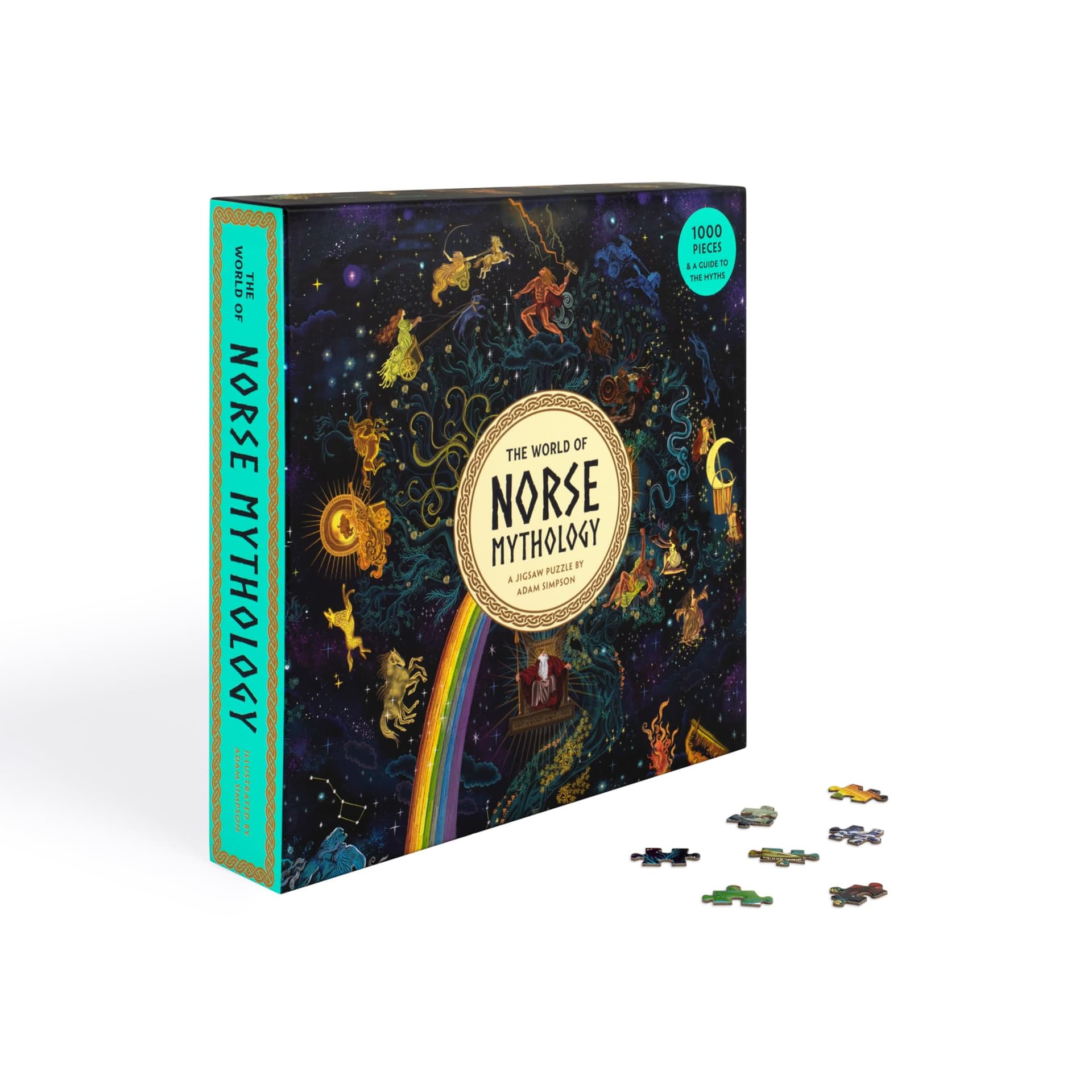 The World of Norse Mythology a 1000-piece Jigsaw Puzzle: A Puzzle by Adam Simpson thumbnail 3