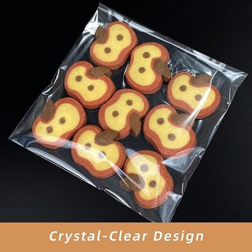 5x5 Inch Cookie Bags, 120 Pcs Clear Self Sealing Cellophane Treat Bags for Candy, Jewelry, Gift Wrapping, Party Favors, Crafts, Cookie Wrappers Self Adhesive thumbnail 4