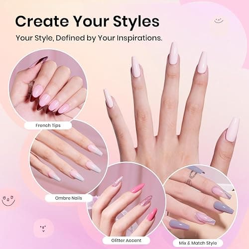 Beetles Stay Shining 23 Pcs Gel Nail Polish Kit with UV Light,, 12 Color Nail Manicure Studio Kit Cozy Elegance and Base Gel Glossy &Matte Top Coat Cuticle Oil & Nails Tools, DIY Salon-Quality at Home thumbnail 6