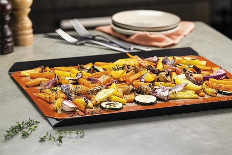 Silpat Premium Non-Stick Silicone Baking Mat, Half Sheet Size, 11-5/8 x 16-1/2, Orange thumbnail 7