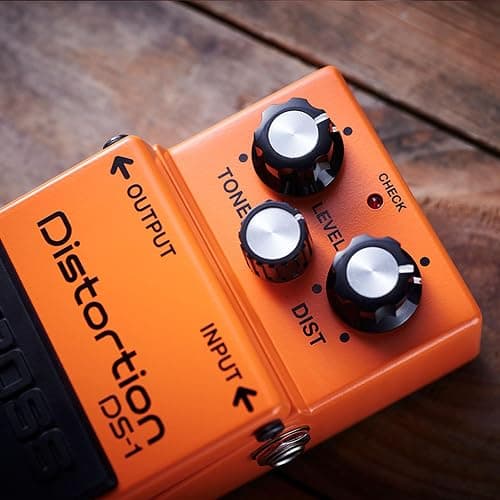 Boss DS-1 Distortion Bundle with Gearlux Power Supply, Instrument Cable, Patch Cable, Picks, and Austin Bazaar Polishing Cloth thumbnail 8