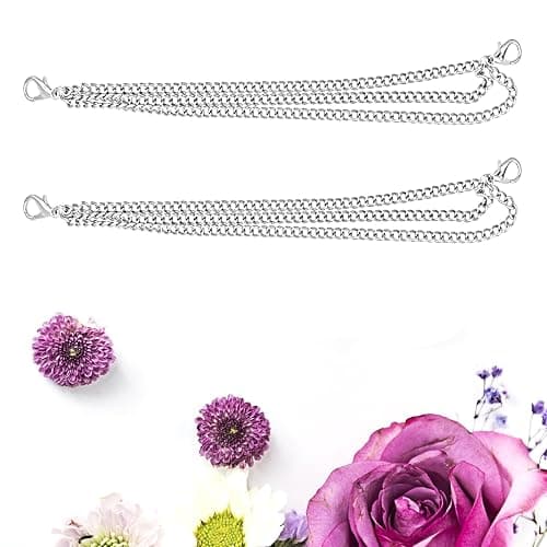 Gownsella 2 Stück Schuh Charms Kette – Punk Schuhschmuck für Sneaker & Boots, Schnürsenkel Anhänger mit Clip, DIY Zubehör thumbnail 7