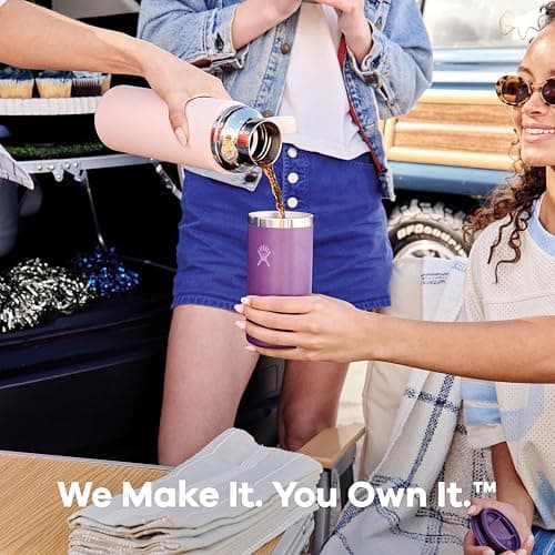 Hydro Flask Travel Coffee Cup – Insulated Stainless Steel, Non-Spill, Leak Proof to-Go Coffee Tumbler 16 Oz Agave Green thumbnail 2