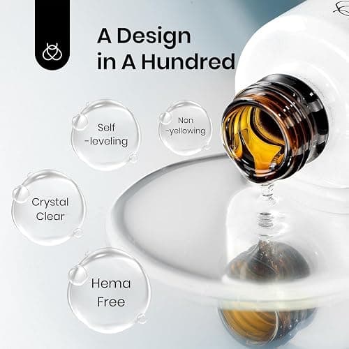 Beetles Blooming Gel Nail Polish HEMA Free, Blossom Gel Polish 1 Pcs 20ml with Nail Brush for Spreading Effect Marble Natural Stone Watercolor Floral Soak off U v DIY Nails Gifts for Women thumbnail 6