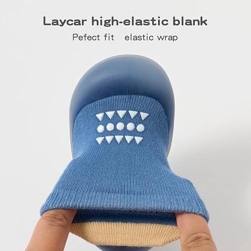 Bearbay Baby Sock Shoes Baby Walking Shoes Infant Non-Slip Breathable Slippers with Soft Rubber Sole Baby Boys Girls Sneakers thumbnail 5