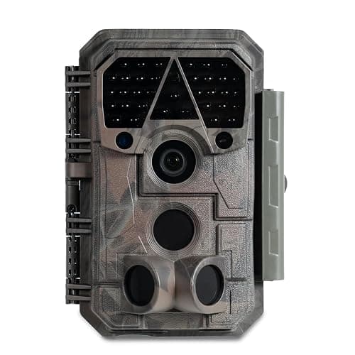 Meidase P70 Trail Camera, 64MP 1296p, Game Cameras with No-Glow IR Night Vision, Motion Activated, Waterproof for Wildlife Deer Cams, Hunting - Image 1