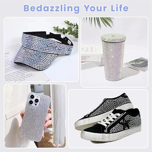 2 Pack Rhinestone Picker Tool Dotting Pen with Tweezer, Wax Pencil for Rhinestones, Gem Picker Pen Diamond Jewel Applicator, Rhinestone Tools Kit for Bedazzling DIY Nail Art | DIY Nail Art, Rhinestone Tool, for Rhinestones, Gem Jewel Applicator, for Crafting, Bedazzling thumbnail 4