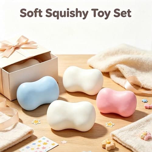 Crunchy Soap Squishy Asmr Stress Ball, Slow Rising Squeezy Squishy Toys | Crunchy Soap Squishy, Realistic Soap Squeeze Toys, Squishy Crunchy, Sensory Toys, Fidget Toys for Office Desk Anxiety Relief thumbnail 7