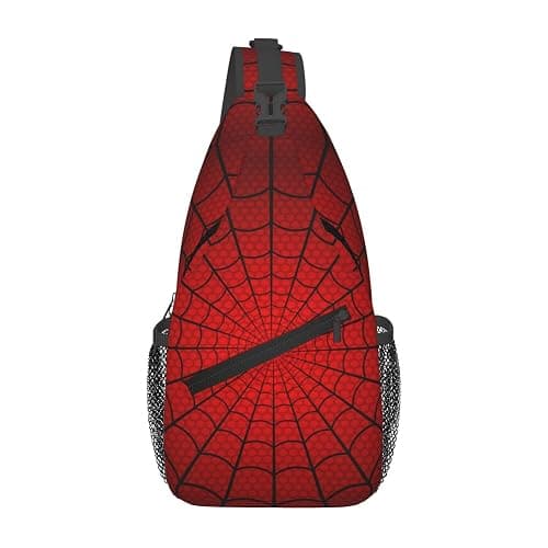 YOZIRIBO Spider Web Sling Bag for Men Women, Crossbody Backpack Purse Chest Daypack Shoulder Bag for Sports Hiking Running Travel thumbnail 2