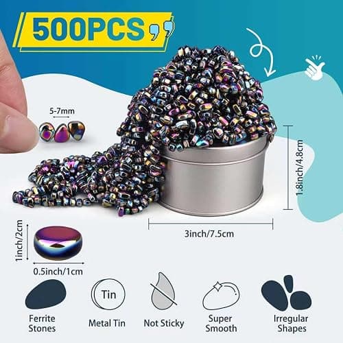 Easter Basket Stuffer Gifts, Ferrite Putty Magnetic Fidget Toys for Adults, Desk Toy for Men Sensory Autism ADHD Office, Cool Gadgets for Stress Relief, Fidget Putty Stones for Valentines Day thumbnail 2