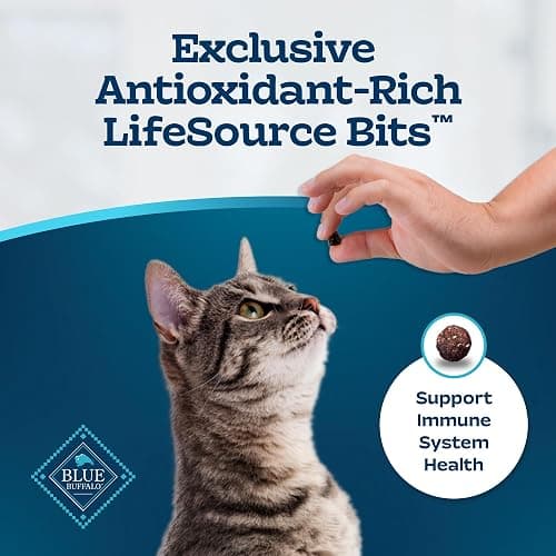 Blue Buffalo Tastefuls Adult Dry Cat Food Sensitive Stomach Formula, Made in the USA with Natural Ingredients, Chicken Recipe, 7-lb. Bag thumbnail 7