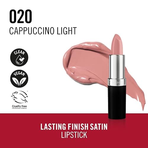 Rimmel Lasting Finish Lipstick- 90's Nude Collection 20 Cappuccino Light (Pack of 1) thumbnail 4