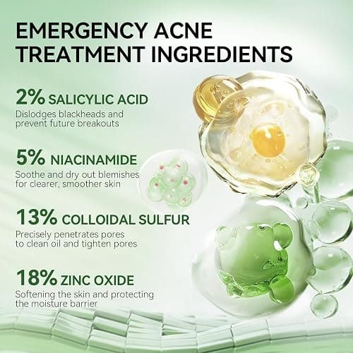 LANBENA Precision Acne Spot Serum, Acne Drying Lotion, Overnight Acne Treatment For Face, Dry Out Pimples, Blemishes, Zits And Clean Pores, 0.42 Fl Oz thumbnail 5