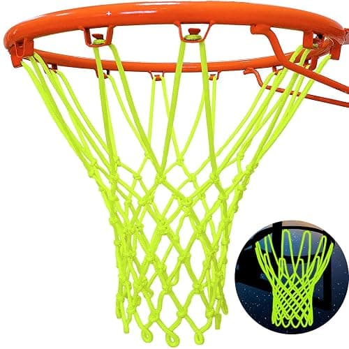 NEIJIANG Glow Basketball Net, Nightlight Basketball Net Luminous Outdoor Portable Sun Powered Sport Nylon thumbnail 3