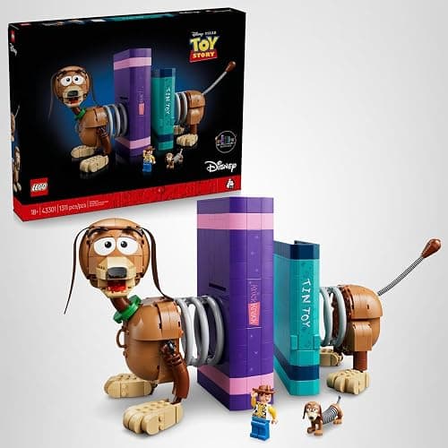 LEGO Disney and Pixar Toy Story Slinky Dog Bookends - Building Set for Adults, Ages 18+ - Disney Gifts for Fans - Bedroom, Shelf or Office Decor - 43301 thumbnail 7