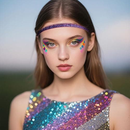 WILLBOND 10 Pcs Glitter Non Slip Running Headbands Girls Elastic Sports Velvet Sparkly Fabric Stretchy Shiny Headband Workout Fashion Hair Accessories for Women Party Favor(0.4 Inches,Multicolor) thumbnail 4