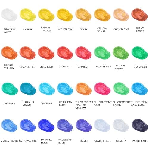 GOTIDEAL Acrylic Paint Titanium White Tubes(250ml, 8.79 oz) Non Toxic Non Fading,Rich Pigments for Painters, Adults & Kids, Ideal for Canvas Wood Clay Fabric Ceramic Craft Supplies thumbnail 5