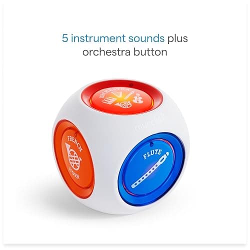 Munchkin Mozart Magic Cube Music Toy for Baby and Toddler - Includes 5 Instrument Sounds, 8 Mozart Songs and Lights thumbnail 5