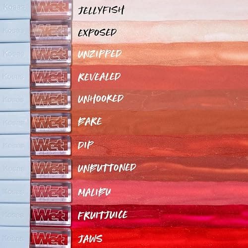 Kosas Wet Lip Oil Gloss - Hydrating Lip Plumping Treatment with Hyaluronic Acid & Peptides, Non-Sticky Finish (Unbuttoned) thumbnail 9