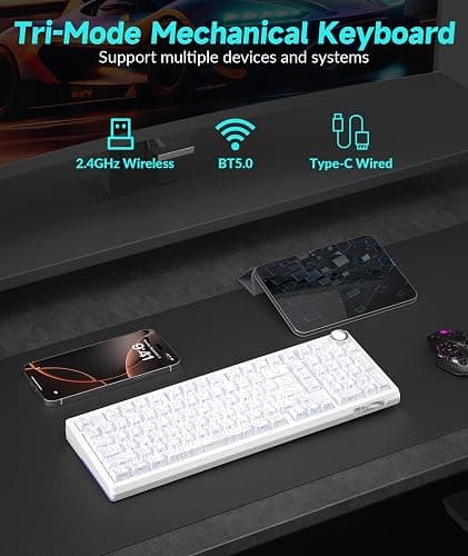 SOLAKAKA KI99 Pro and SM600,Wireless Keyboard and Mouse Combo for Gaming thumbnail 7