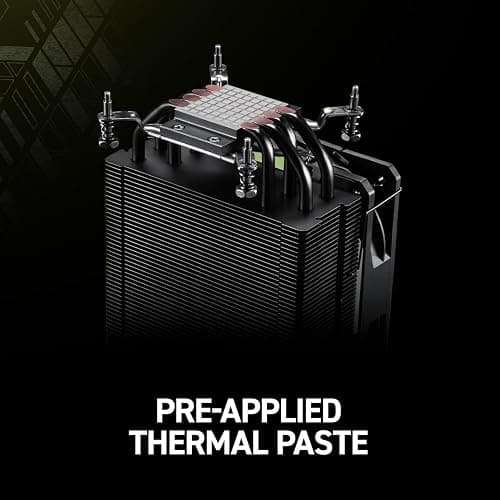 MSI MAG COREFROZR AA13 - ARGB CPU Air Cooler - LGA 1700/1851 / AM5/AM4 Compatible - 120mm ARGB PWM Fan - Direct Touch Heat-Pipes - Pre-Applied Thermal Paste - Black thumbnail 8