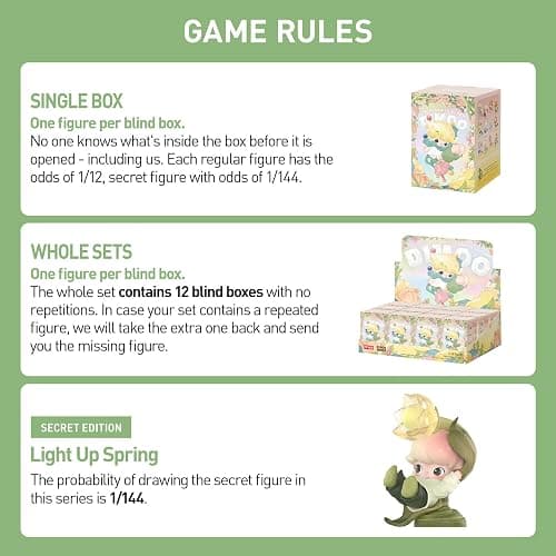POP MART DIMOO Moments in Bloom Series Blind Box Figures, Collectible Action Figure Toys for Kids Adults Holiday Birthday Gift, Single Box thumbnail 8