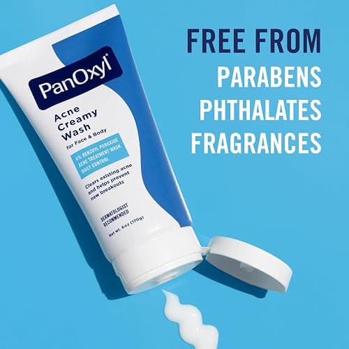 PanOxyl Antimicrobial Acne Creamy Wash, 4% Benzoyl Peroxide, 6 Ounce thumbnail 6
