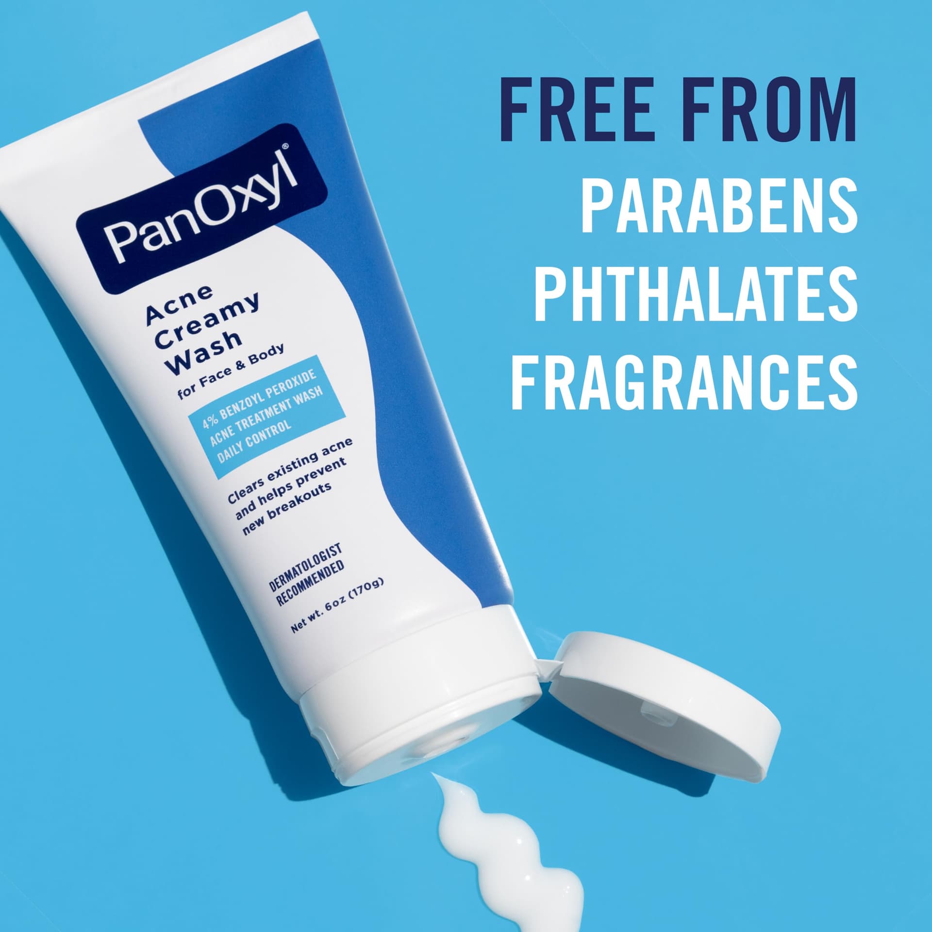 PanOxyl Benzoyl Peroxide 4% Daily Control Acne Creamy Wash 6 oz (170g) thumbnail 7